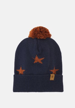 STAR POM-POM BEANIE UNISEX - Beanie - marine