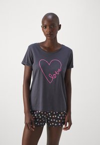 LASCANA VIVANCE DREAMS  BY LASCANA VD LOVE - Pyjama - antrazit
