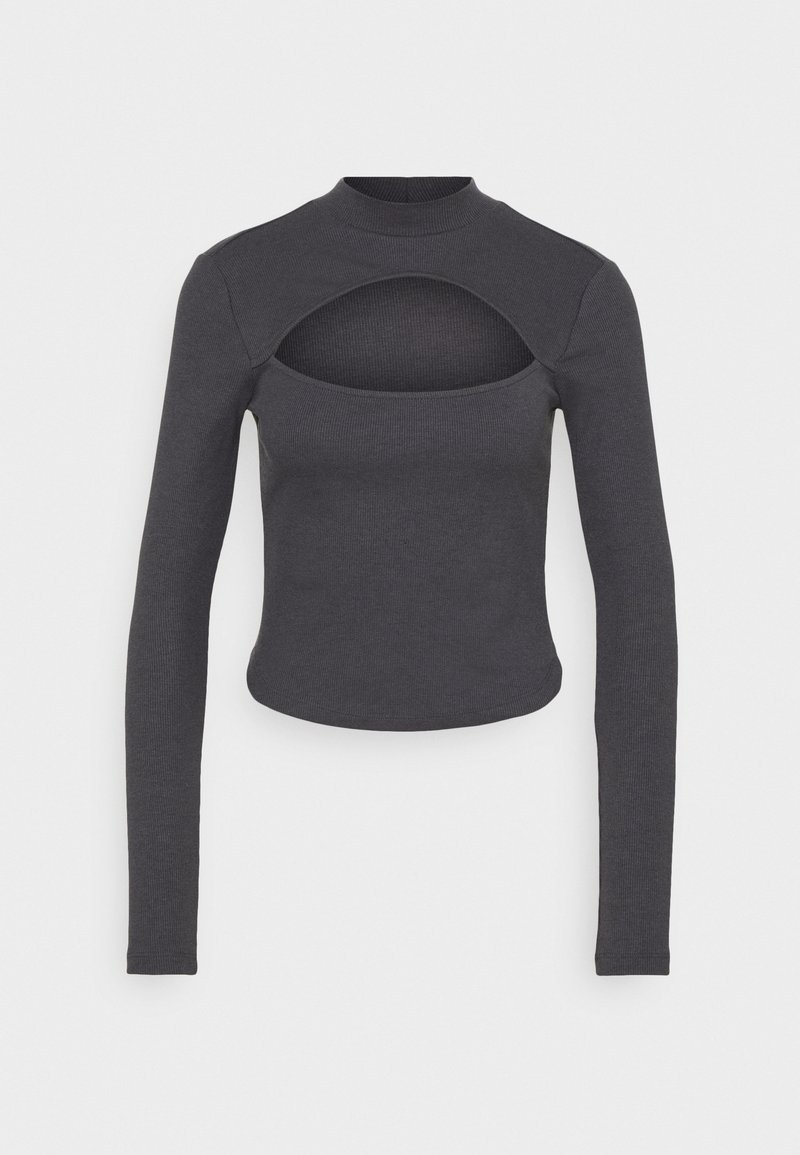 Nly by Nelly Longsleeve gemêleerd zwart Nly by Nelly Longsleeve gemêleerd zwart