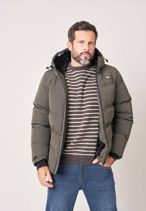 DEELUXE, DEELUXE ORIGINAL GESCHWOLLENE JACKE INTEREST - Winterjas - military