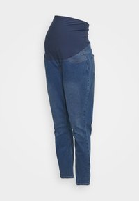 Mamalicious Curve MLAMY JEGGINGS - Calças de ganga de corte afunilado - medium blue denim