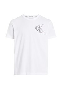 META MONOGRAM TEE UNISEX - Tricou basic - bright white