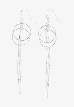 Next CIRCLE CHAIN DROP - Earrings - silver coloured