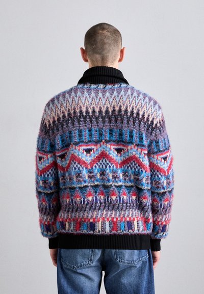 Missoni ROLL NECK  - Jumper - blue/black