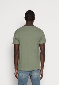Selected Homme SLHMORGAN SS O-NECK TEE W NOOS - T-shirt básica - sea spray