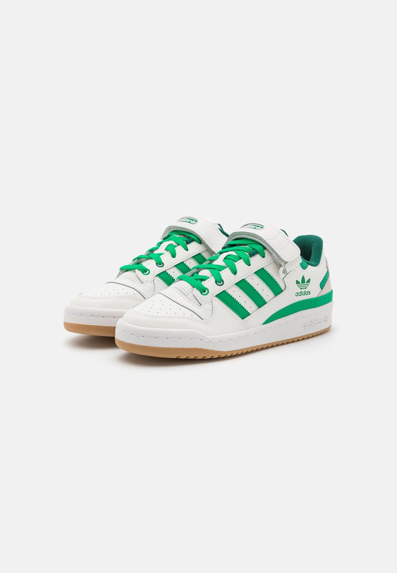 adidas gazelle silver green womens Adidas Forum Low Velcro Sneakers White Royal Blue main image 0
