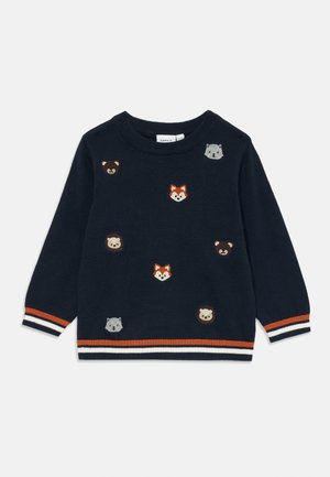 NMMOLIVER - Neule - navy blazer