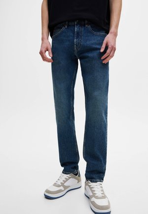 COMFORT - Jean droit - dark blue denim