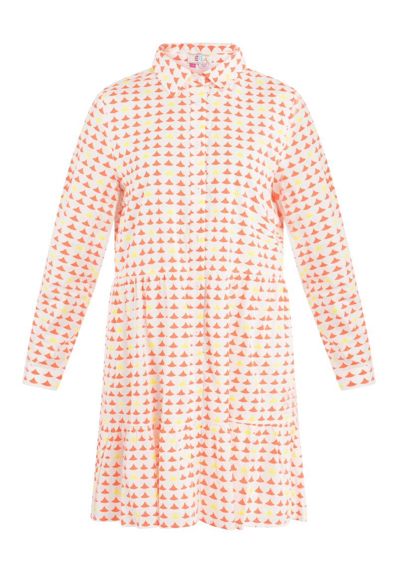 IZIA Blousejurk oranje IZIA Blousejurk oranje