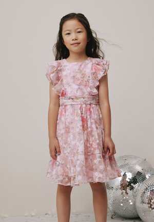 Next, REGULAR FIT - FLORAL RUFFLE PARTY  - Hverdagskjole - pink