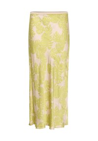 CULTURE SKIRT - Maxi sukně - green palm leaves