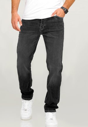 Jack & Jones, JEANS STRAIGHT LEG JJIMIKE JJARIS - Jeans Straight Leg - black denim
