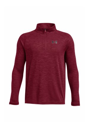 TECH TEXTURED 1/2  - Long sleeved top - cardinal