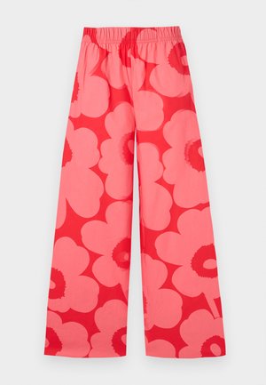 Marimekko VOIMAKUKKA UNIKKO - Trousers - red/pink