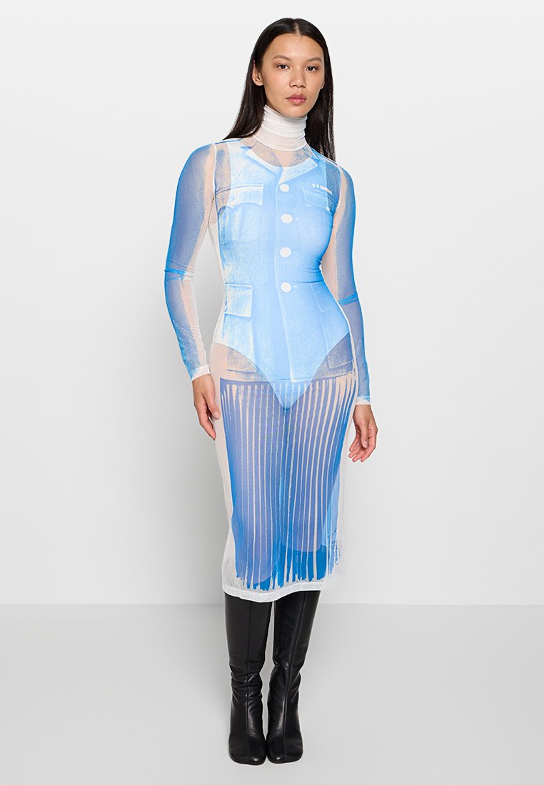 MM6 Maison Margiela Etui-jurk blauw