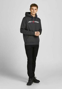 Jack & Jones JJECORP LOGO - Hoodie - asphalt