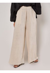 Apricot WIDE LEG MIX  - Trousers - stone