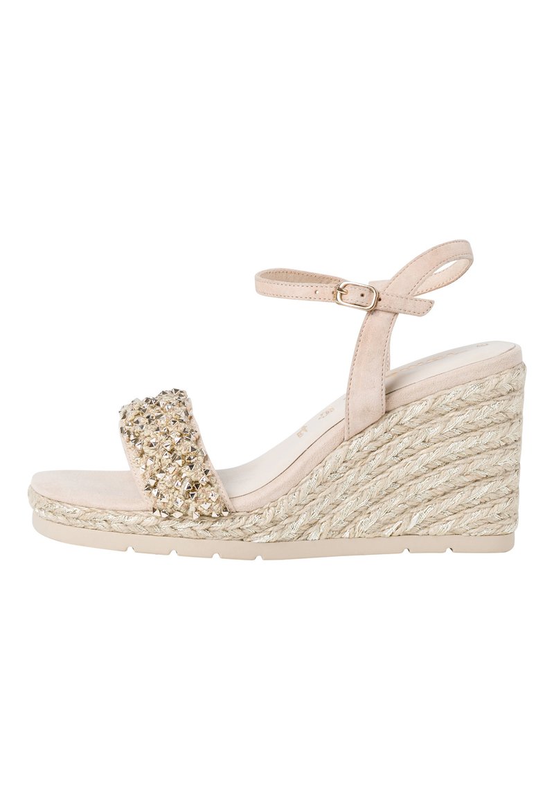 Damen Pumps | Tamaris Keilsandalettebeige glam/beige - PW46147 Damen Pumps | Tamaris Keilsandalettebeige glam/beige - PW46147