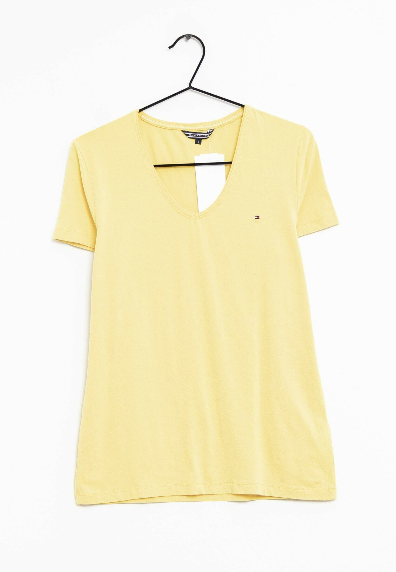 Tommy Hilfiger Basic T-shirt yellow (Pre-owned)