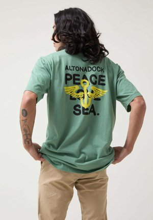 PEACE - Camiseta estampada - verde
