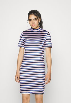 VICARLA HIGHNECK - Jersey dress - english manor/navy blazer/white/rosa
