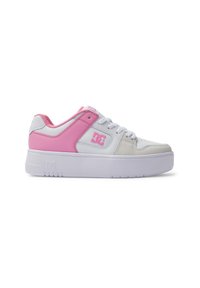 DC Shoes MANTECA 4 PLATFORM - Baskets basses - pw pink white