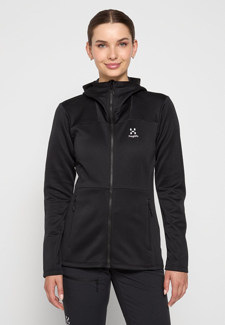 Haglöfs Sweater met rits zwart Haglöfs Sweater met rits zwart