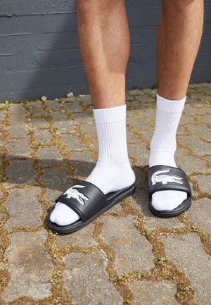 Lacoste CROCO DUALISTE - Mules - black/white