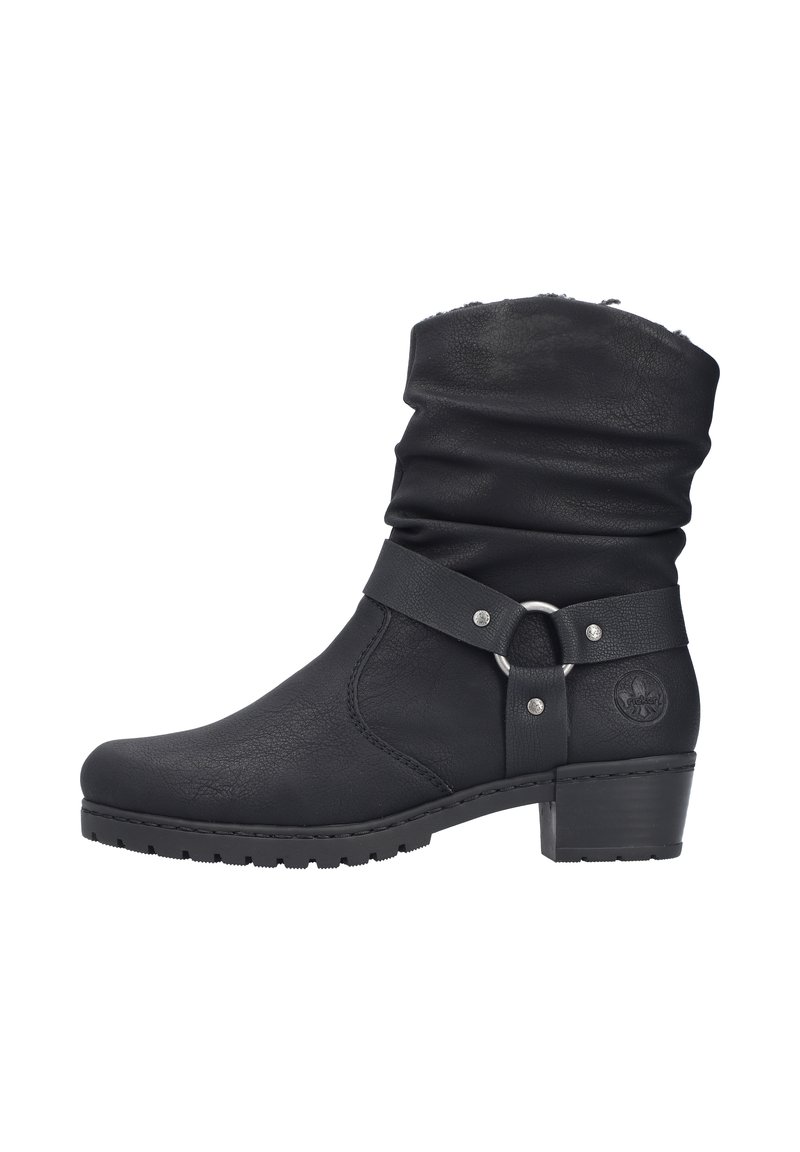 Rieker Bottines de cowboy / motard - schwarz