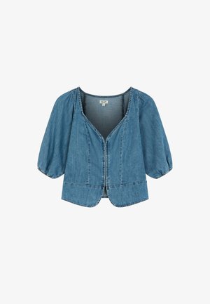 Wrangler, PUFF SLEEVE CORSET TOP - Blouse - durango