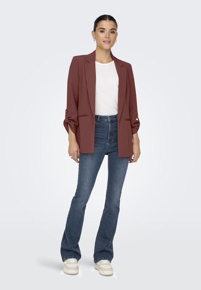 Blazer ONLY ONLKAYLE-ORLEEN - Polyester/Élasthanne - Col Revers Manches 3/4