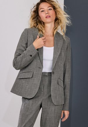 Next, REGULAR FIT - CHECK SCULPTED TAILORED SINGLE BREASTED  - Blazer - green