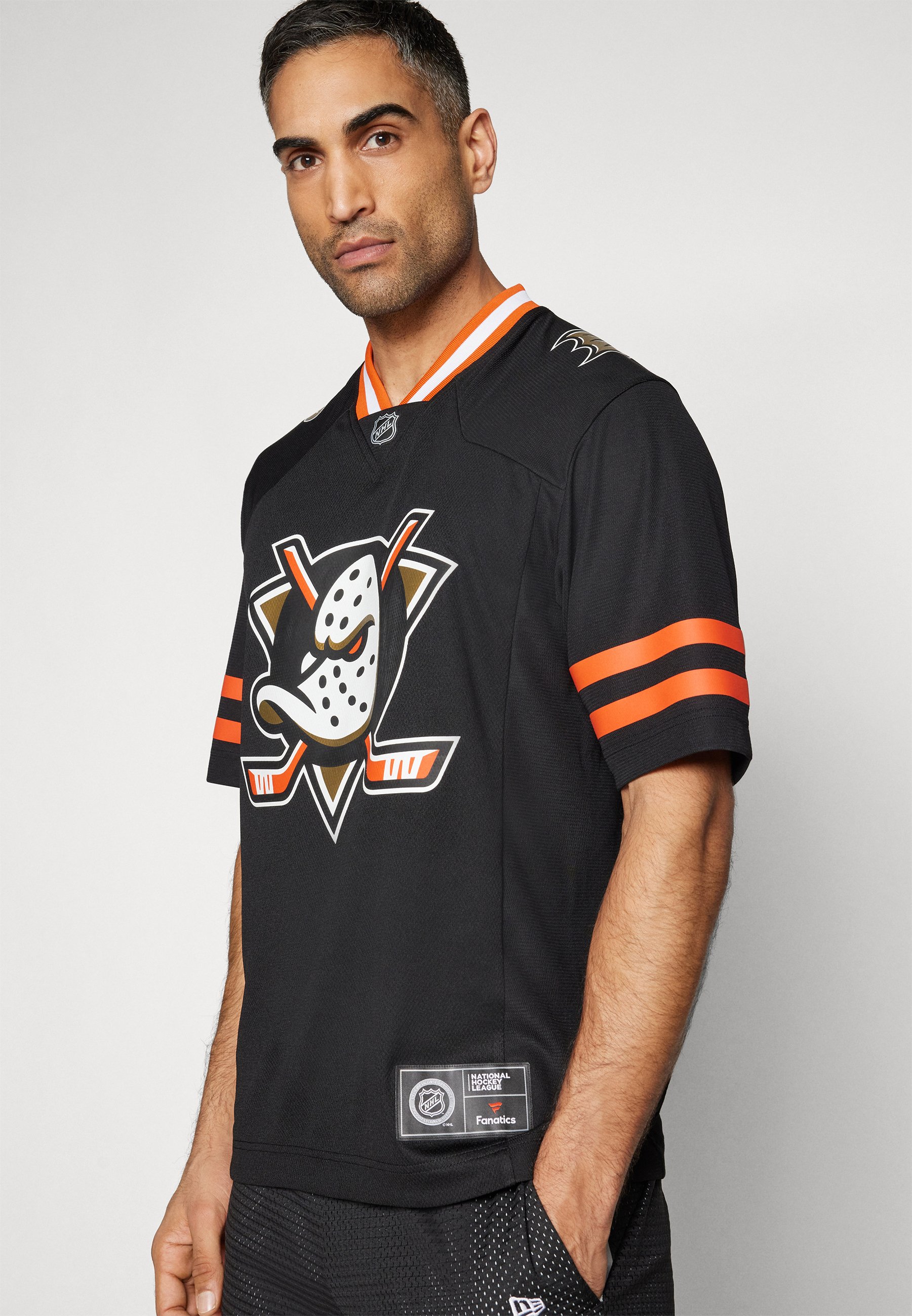 Fanatics NHL ANAHEIM DUCKS - T-shirt con stampa - black/medium  teal/white/nero - Zalando.it