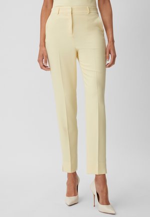 SLIM MIT ANKLE LEG - Chino - helles zitrone