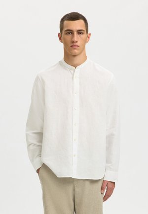 Selected SLHREGCLAY BAND - Shirt - bright white