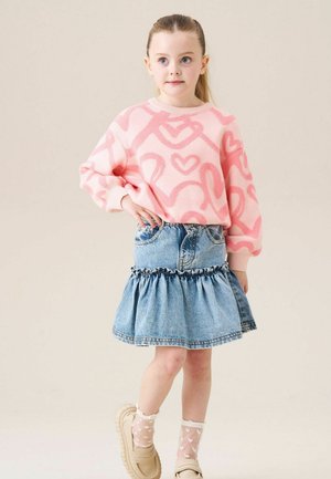 Angel & Rocket, REGULAR FIT - NOEMIE HEART POCKET DENIM SKIRT - A-Linien-Rock - blue
