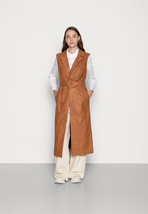YASOVANA LONG - Classic coat - caramel café