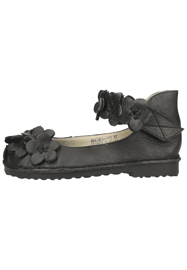 Riemchenballerina - noir