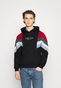 Kaotiko SUD CAP WALKER UNISEX - Sweatshirt com capuz - black