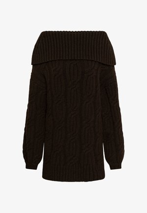 Gestuz, JOSELY DRESS - Φόρεμα-πουλόβερ - ganache