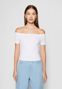 Urban Classics - OFF SHOULDER - T-Shirt basic - white Thumbnail-Bild 1