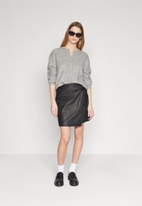 JDY JDYLUMI LIFE BUTTON - Kardigan - medium grey melange
