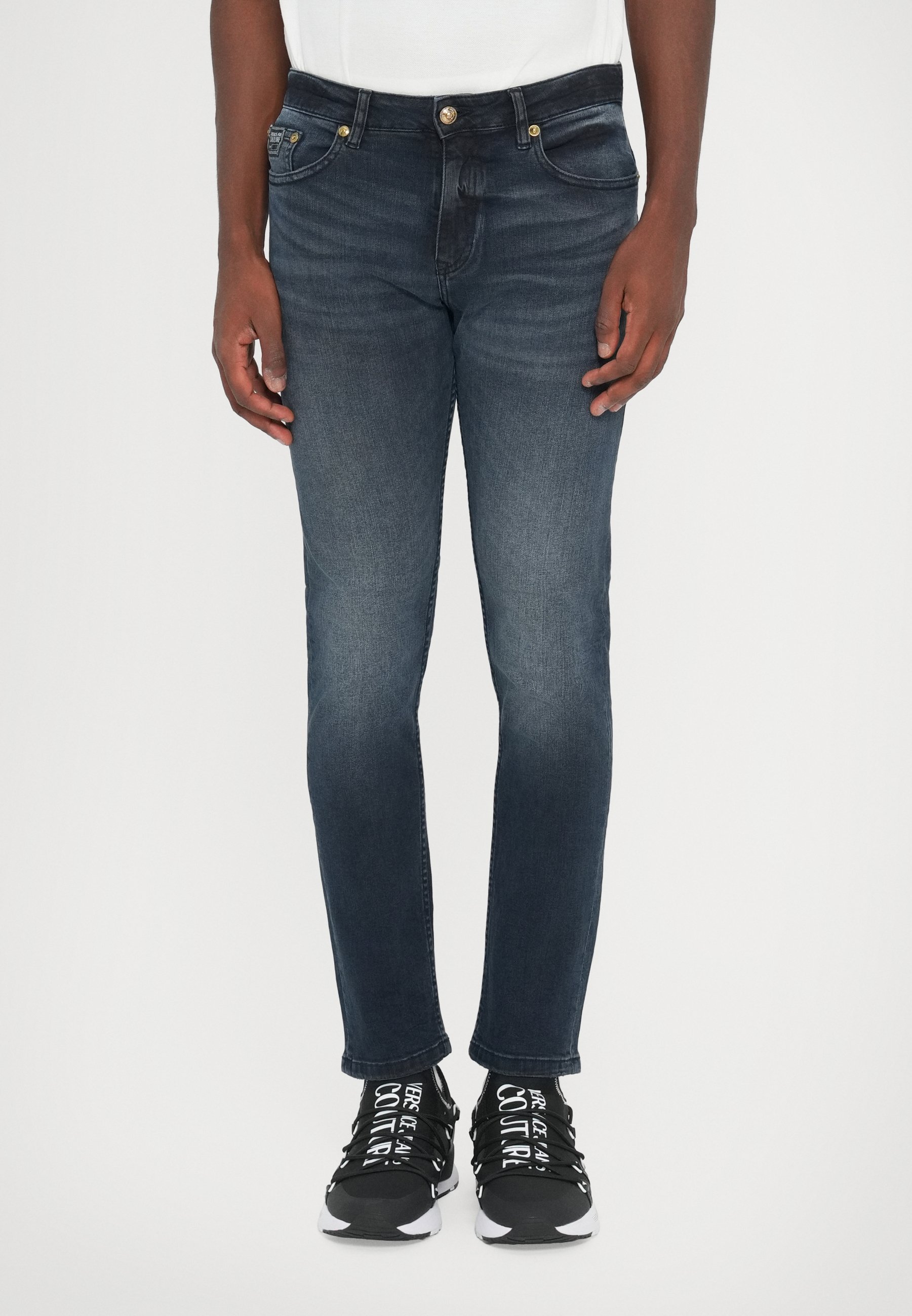 Versace Jeans Couture NARROW DUNDEE Vaqueros slim fit blu