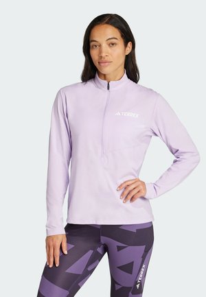 MULTI CLIMACOOL 1/2 ZIP  - Long sleeved top - powder plum