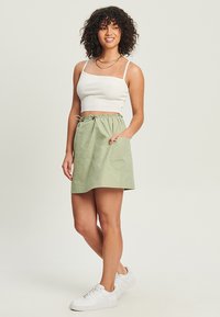 CALLI DENI  - A-lõikeline seelik - sage green