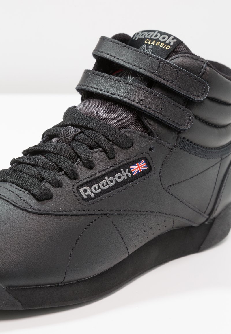 Reebok Classic HI LIGHT SOFT LEATHER SHOES - Sneakers high - black/sort -