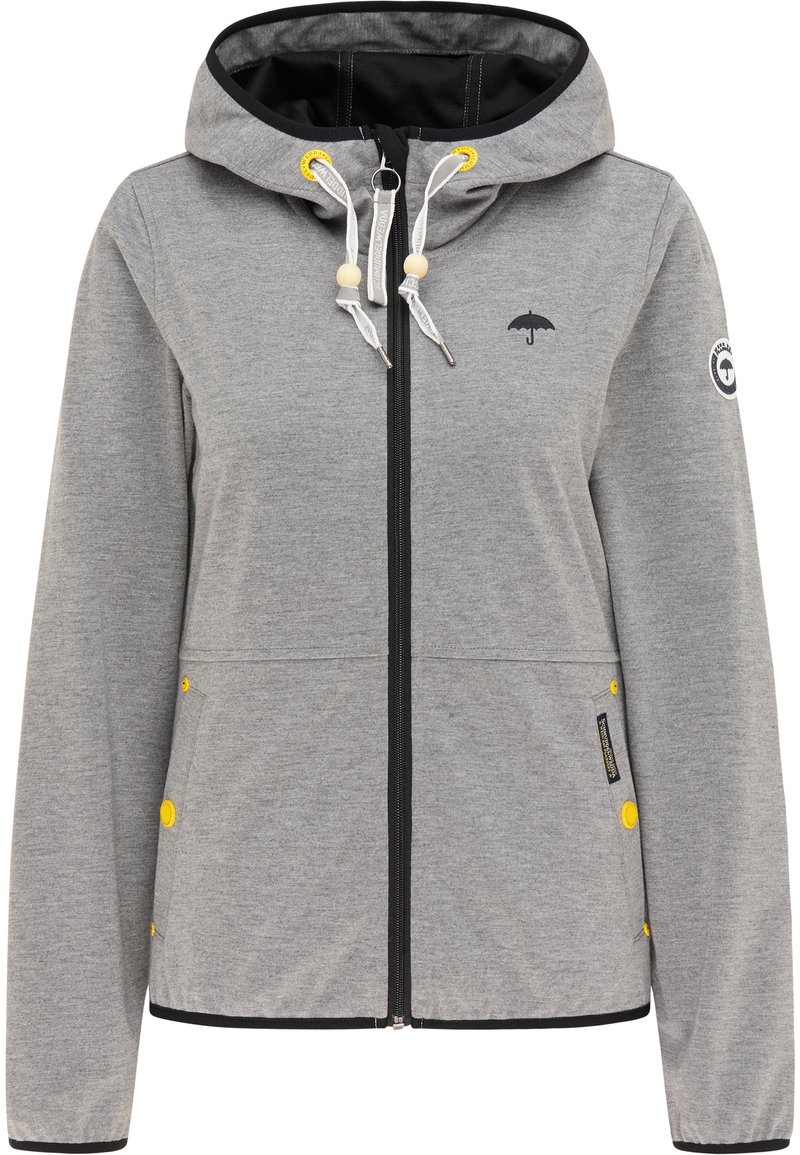 Schmuddelwedda Outdoorjas grijs gemêleerd Schmuddelwedda Outdoorjas grijs gemêleerd