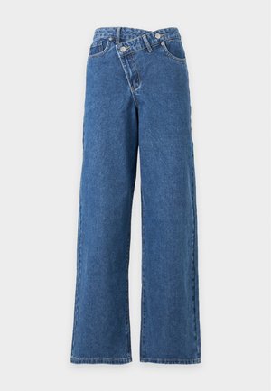Vero Moda, VMRAE CROSS OVER - Wide leg - medium blue denim