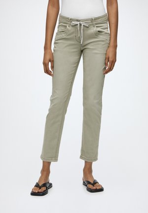 TOM TAILOR TAPERED  - Chino - silver olive