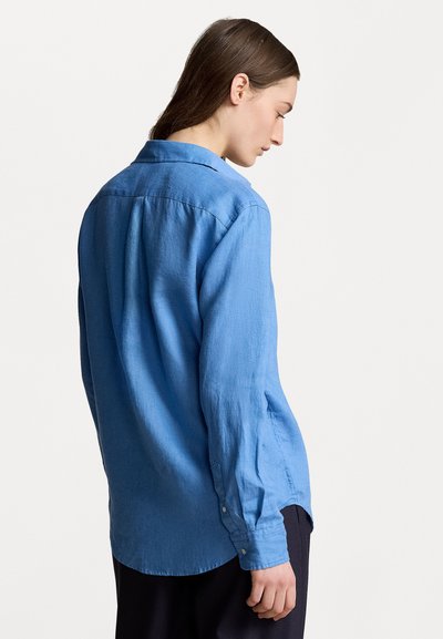 Polo Ralph Lauren CLASSIC FIT LINEN SHIRT - Pogājama blūze - rig blue